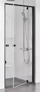 Душевая дверь «Ravak» Pivot PDOP1 90/190 Transparent/чёрная универсальная