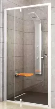 Душевая дверь «Ravak» Pivot PDOP2 110/190 Transparent/белая универсальная