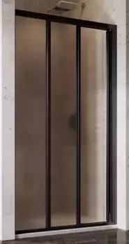 Душевая дверь «Ravak» Supernova ASDP3 130/198 Grape/чёрная универсальная