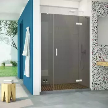 Душевая дверь «Vegas Glass» AFP-F Retta 160/199,5 графит/белая правая