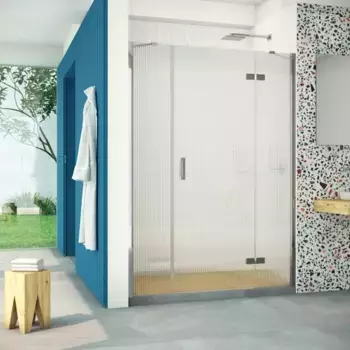 Душевая дверь «Vegas Glass» AFP-F Retta 140/199,5 Moru/глянцевый хром правая