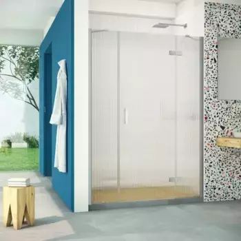 Душевая дверь «Vegas Glass» AFP-F Retta 160/199,5 Moru/матовый хром правая