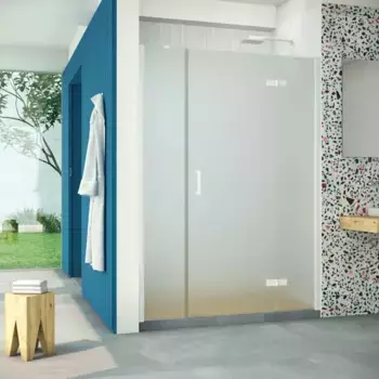 Душевая дверь «Vegas Glass» AFP-F Retta 160/199,5 сатин/белая правая