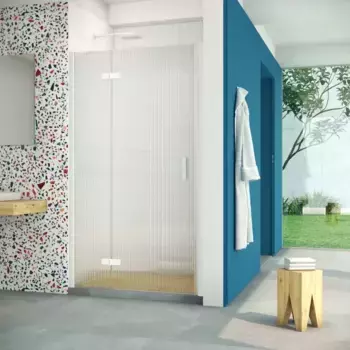 Душевая дверь «Vegas Glass» AFP Retta 110/199,5 Moru/белая левая