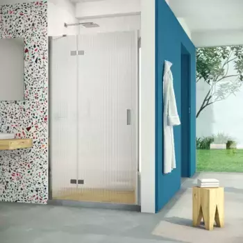 Душевая дверь «Vegas Glass» AFP Retta 120/199,5 Moru/глянцевый хром левая