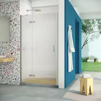 Душевая дверь «Vegas Glass» AFP Retta 120/199,5 Moru/матовый хром левая