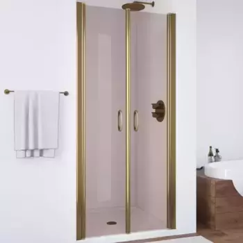 Душевая дверь «Vegas Glass» E2P 110/189 бронза/бронза универсальная