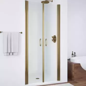 Душевая дверь «Vegas Glass» E2P 120/189 прозрачная/бронза универсальная