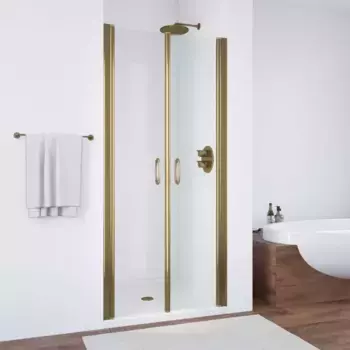 Душевая дверь «Vegas Glass» E2P 85/189 прозрачная/бронза универсальная