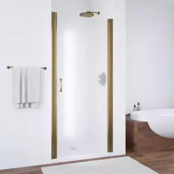 Душевая дверь «Vegas Glass» EP 90/189 сатин/бронза универсальная