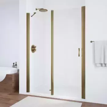 Душевая дверь «Vegas Glass» EP-F-1 105/189 прозрачная/бронза левая