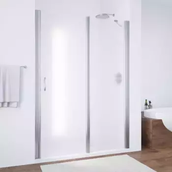 Душевая дверь «Vegas Glass» EP-F-1 150/189 сатин/глянцевый хром правая