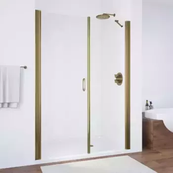 Душевая дверь «Vegas Glass» EP-F-2 100/189 прозрачная/бронза правая