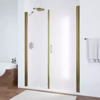 Душевая дверь «Vegas Glass» EP-F-2 105/189 сатин/бронза правая