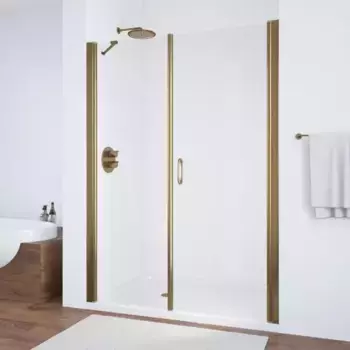 Душевая дверь «Vegas Glass» EP-F-2 130/189 прозрачная/бронза правая