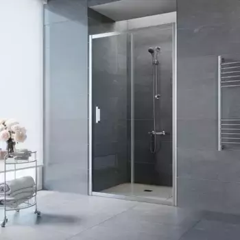 Душевая дверь «Vegas Glass» ZP Tur Novo 160/200 прозрачная/глянцевый хром универсальная