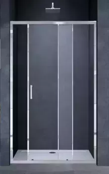 Душевая дверь «Vincea» Alpha VDS-3AL130CL 130/190 прозрачная/хром универсальная