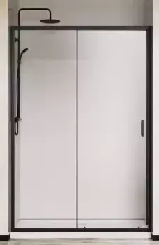 Душевая дверь «Vincea» City VDS-5CT120CLB 120/195 прозрачная/чёрная