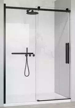 Душевая дверь «Vincea» Como Soft VDS-1CS140CLB 140/195 прозрачная/чёрная