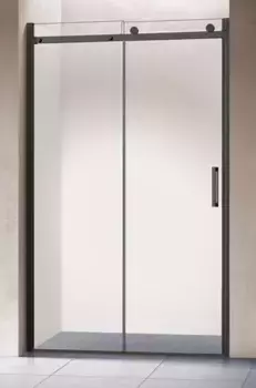 Душевая дверь «Vincea» Como VPS-1C120CLB 120/195 прозрачная/чёрная универсальная