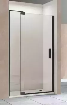 Душевая дверь «Vincea» Extra VDP-1E9010CLB 100/200 прозрачная/чёрная универсальная