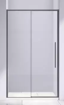Душевая дверь «Vincea» Slim-N VDS-4SN120CLGM 120/195 прозрачная/вороненая сталь