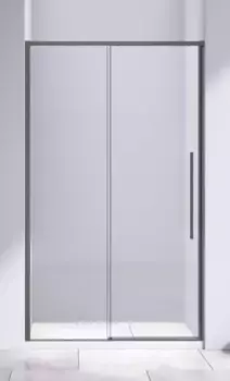 Душевая дверь «Vincea» Slim-N VDS-4SN130CLGM 130/195 прозрачная/вороненая сталь