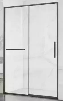 Душевая дверь «Vincea» Slim Soft VDS-1SS140CLGM 140/200 прозрачная/вороненая сталь