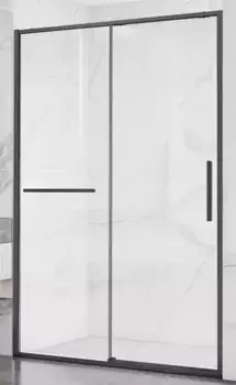 Душевая дверь «Vincea» Slim Soft VDS-1SS150CLGM 150/200 прозрачная/вороненая сталь