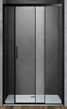 Душевая дверь «Vincea» Soft VDS-3SO140CLB 140/195 прозрачная/чёрная