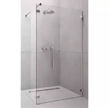Душевая фронтальная стенка Euphoria 243*2000 хром/прозрачное/8mm 383241-01R · Euphoria, Radaway, 383241-01R