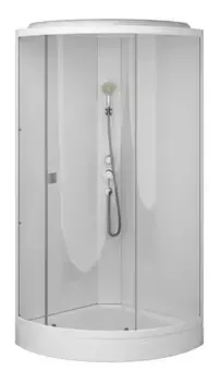 Душевая кабина «Am.Pm» X-Joy W88C-301-090WT64 90/90 низкий поддон прозрачная/белая