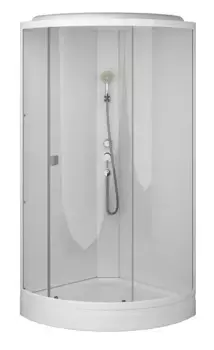 Душевая кабина «Am.Pm» X-Joy W88C-301-090WT 90/90 низкий поддон прозрачная/белая