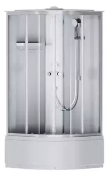 Душевая кабина «Am.Pm» X-Joy W94C-401A-090MT 88/88 высокий поддон прозрачная/белая
