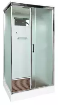 Душевая кабина «AvaCan» D119S 110/90 низкий поддон матовая/хром универсальная