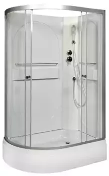 Душевая кабина «AvaCan» L520R N 120/80 средний поддон прозрачная/хром без крыши правая