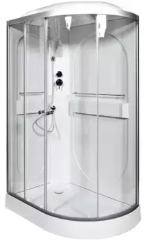 Душевая кабина «AvaCan» L602L 120/80 низкий поддон прозрачная/хром с электрикой левая