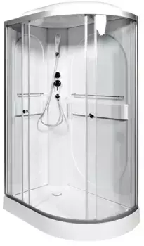 Душевая кабина «AvaCan» L602L 120/80 низкий поддон прозрачная/хром левая