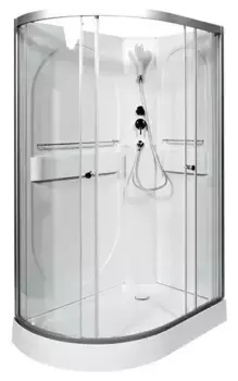 Душевая кабина «AvaCan» L602R N 120/80 низкий поддон прозрачная/хром без крыши правая