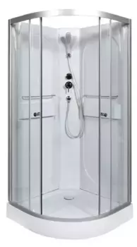 Душевая кабина «AvaCan» L609 N 90/90 низкий поддон прозрачная/хром без крыши