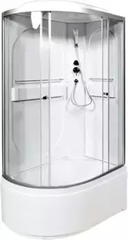 Душевая кабина «AvaCan» L620R 120/80 высокий поддон прозрачная/хром правая