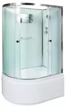 Душевая кабина «Deto» D-120 120/80 высокий поддон без крыши правая