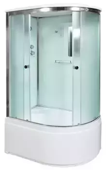 Душевая кабина «Deto» D-120S 120/80 высокий поддон с электрикой левая