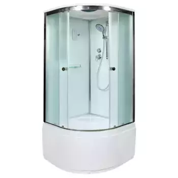 Душевая кабина «Deto» D-80S 80/80 высокий поддон с электрикой