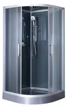 Душевая кабина «Esbano» ESGT-100CR 100/100 низкий поддон матовая/серая