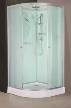 Душевая кабина «Esbano» EST-110CR 110/110 низкий поддон матовая/белая