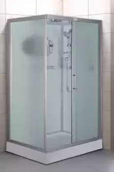 Душевая кабина «Esbano» EST-129CKR 120/90 низкий поддон матовая/белая универсальная