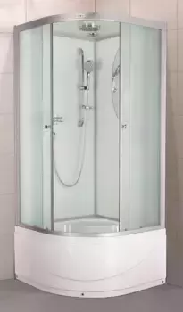 Душевая кабина «Esbano» EST-80СRB 80/80 высокий поддон матовая/белая