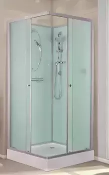 Душевая кабина «Esbano» EST-90CK 90/90 низкий поддон матовая/белая без крыши