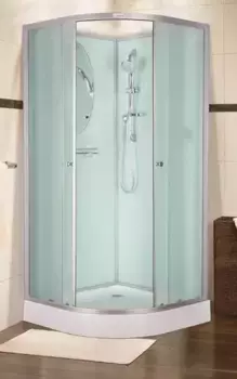Душевая кабина «Esbano» EST-90С 90/90 низкий поддон матовая/белая без крыши